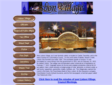 Tablet Screenshot of lisbonvillage.com